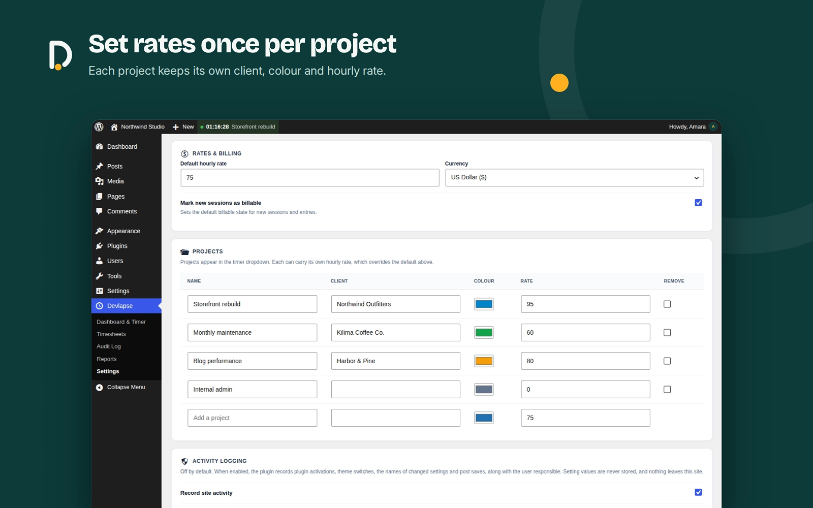 WordPress Time Tracking: How to Finally Know Where Your Hours Go